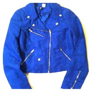 H&M electric blue jacket