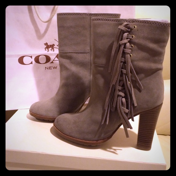 Coach Tamsin Suede Boots size 6