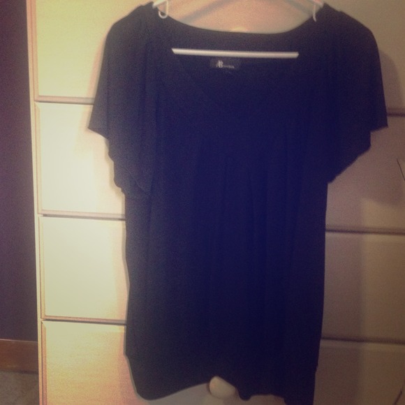 Dressy black top for summer AB studio