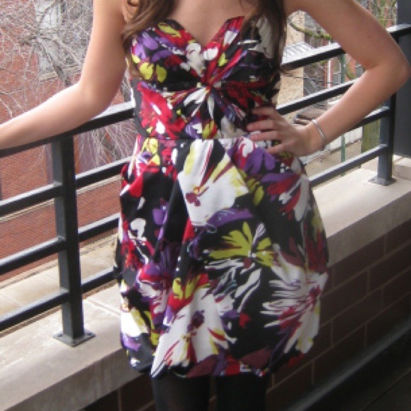 ABS Schwartz- Floral Dress