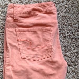 Bundle. Mint and coral jeggings.