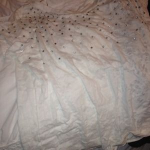 White sparkle shirt