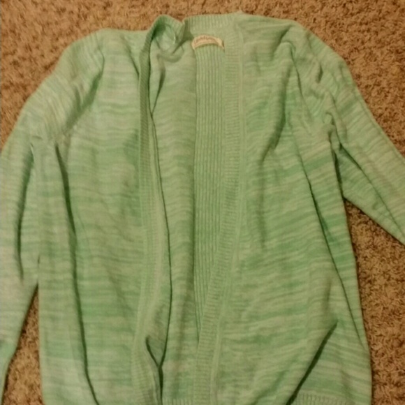 Mint green cardigan