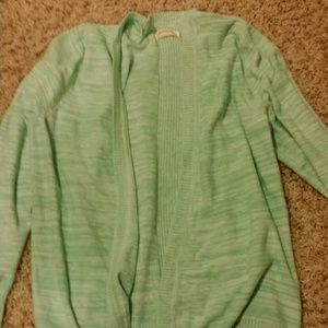 Mint green cardigan