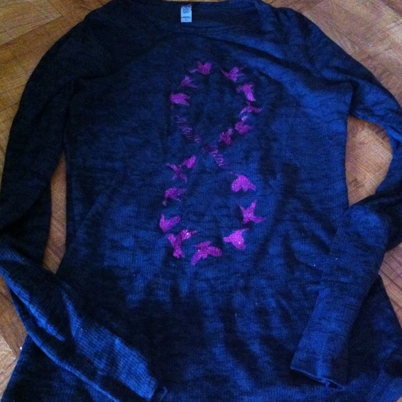 Hakuna matada glittery long sleeve top