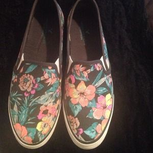 Floral shoes