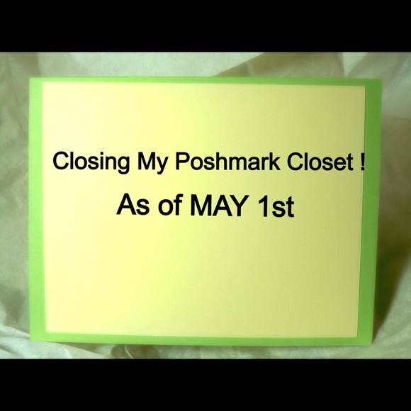 Closing my Closet as of Now!