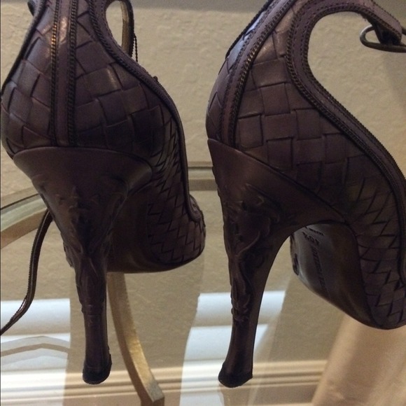 Bottega Veneta open toe intrecciato heel SZ 40.5 - Picture 4 of 4