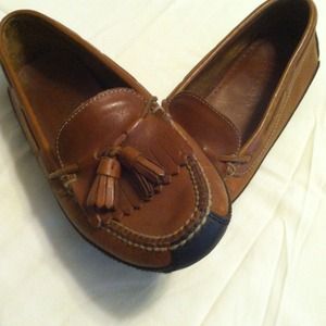 SOLD.   Great pair of Cole Haan brown mocs. 8 1/2.