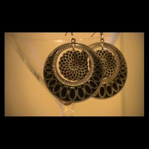 **2 for $7** Black & Silver Earrings