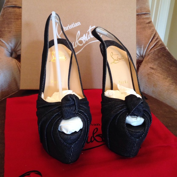 29% off Christian Louboutin Shoes - Louboutin Miss Benin Raw Jean ...  