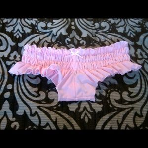 Baby pink ruffle panties