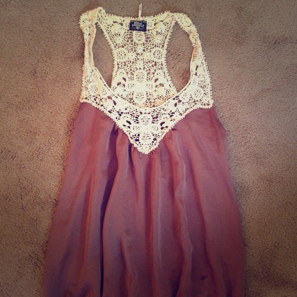 Adorable crochet embellished Tank