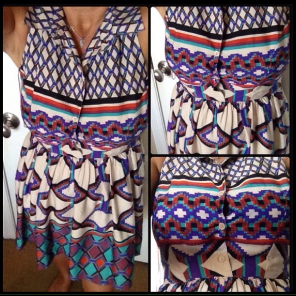 CLOSING SALE W118 by Walter Baker Aztec Dress - Picture 3 of 3