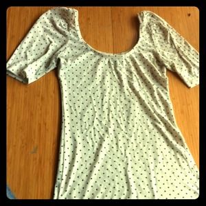 Adorable puff sleeve fitted shirt