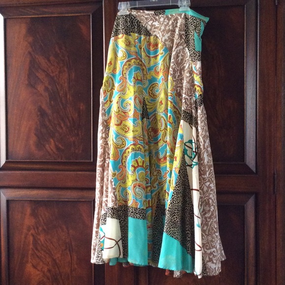 Silk skirt