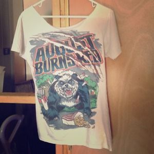 Band tee. AUGUST BURNS RED🌻