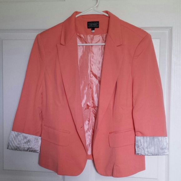Orange spring/summer blazer