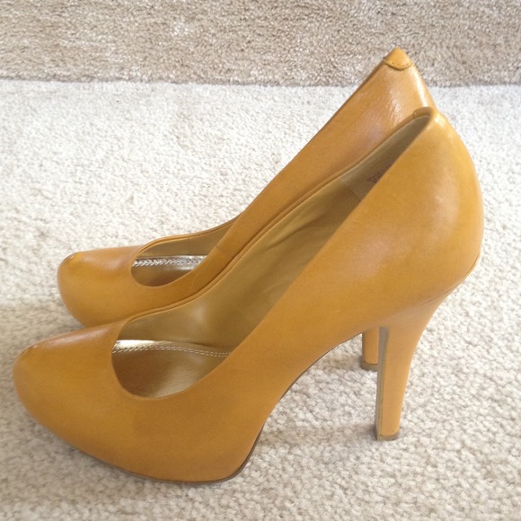 Yellow pumps from Bakers