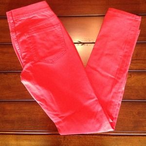 Coral Skinny Jeans