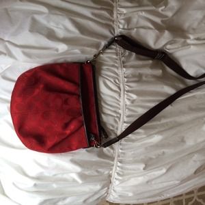 Red Coach Sling pouch