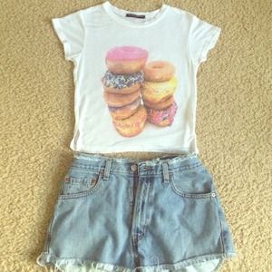 SOLD!!!Brandy Melville Donut Crop Top