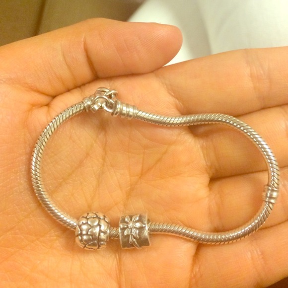 Pandora bracelet charms included!