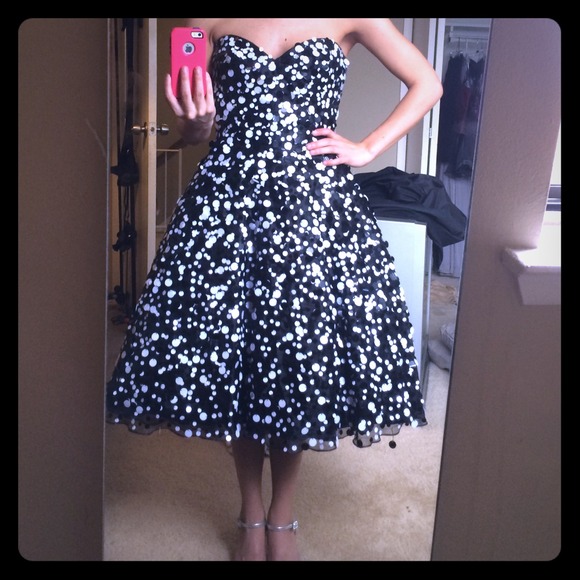 Black & white sequin dress from Windsor!