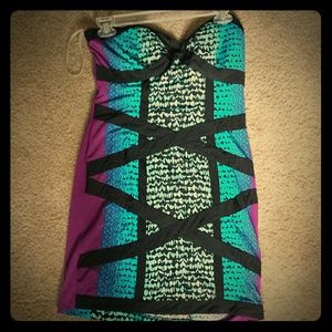 Rampage halter top dress