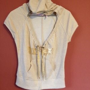 Guess gold hooded top