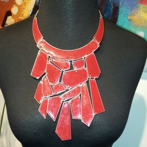 Red Statement Necklace