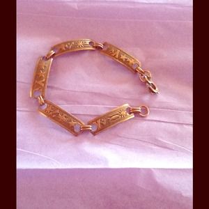 ☀️ Old Copper Native American Design Bracelet