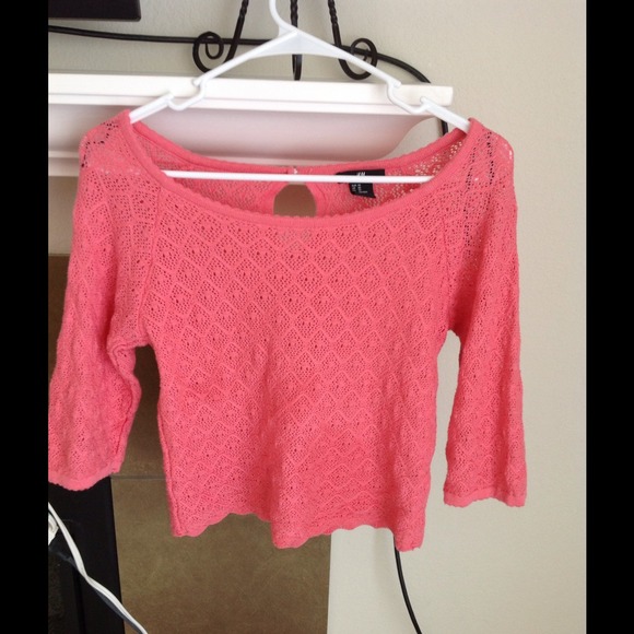 Coral Knit Croptop from H&M