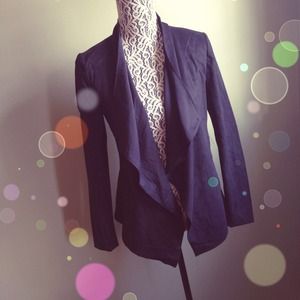 DKNY Black Fitted Blazer