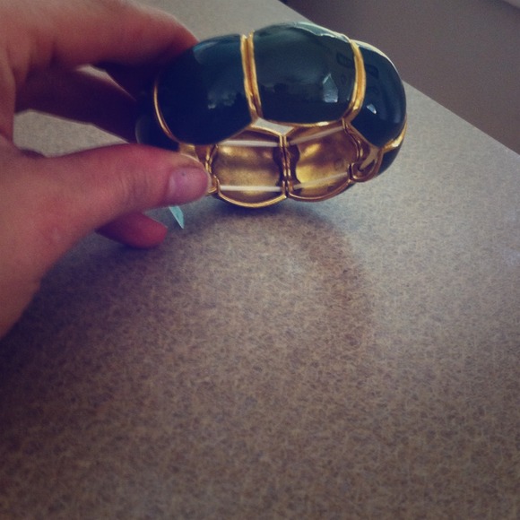 Green and gold boutique bracelet