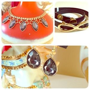 🎀 Beautiful necklace and earring set and bracelet