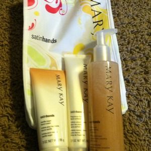 Brand new satin hands