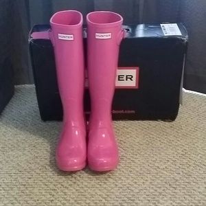**SOLD**BNWB Lipstick pink hunter rainboots glossy