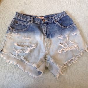 Denim shorts