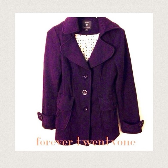 Reduced!💕Warm and Beautiful Purple Coat - Picture 1 of 2