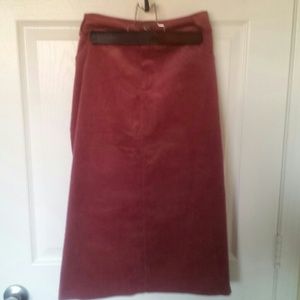 Women's Courduroy Skirt