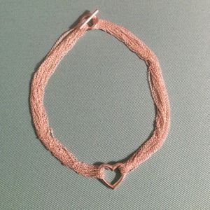 Tiffany & Co. heart toggle necklace multi strand