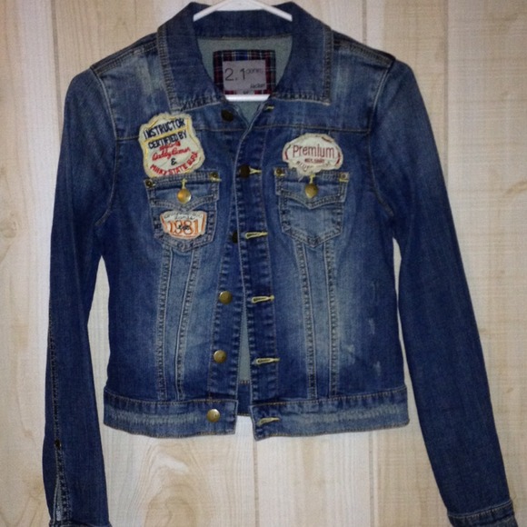 Denim blue jacket!!