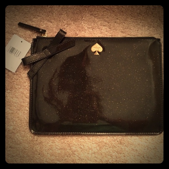 Black clutch/ iPad case