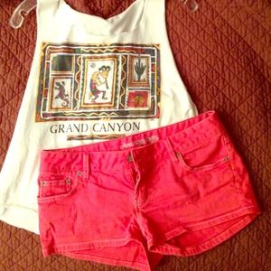SOLD Coral American Eagle shorts