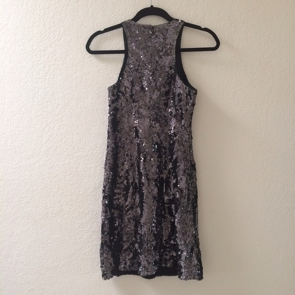 MIKAEL AGHAL SEQUIN PROM DRESS - Picture 2 of 4