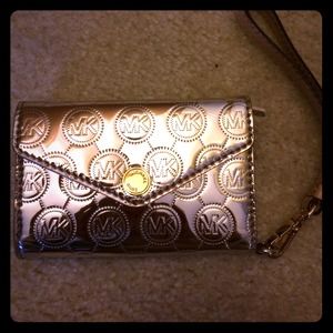 Gold MICHAEL KORS clutch