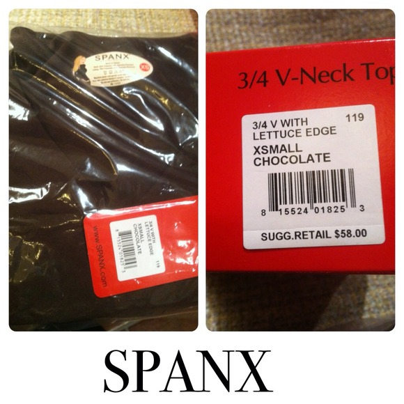 Rich, brown SPANX slimming top - Picture 2 of 3