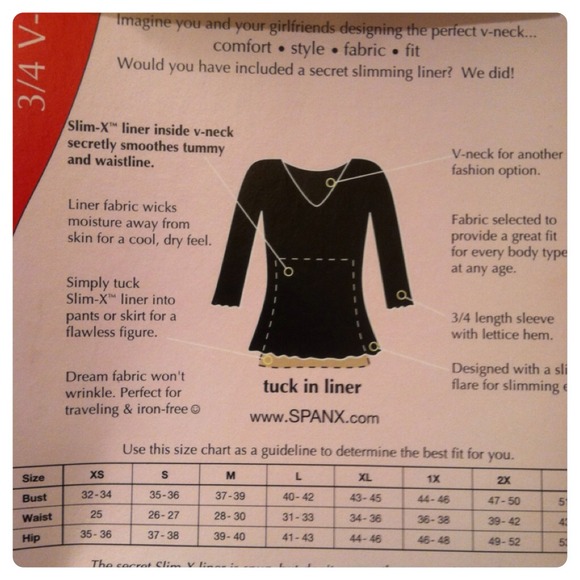 Rich, brown SPANX slimming top - Picture 3 of 3