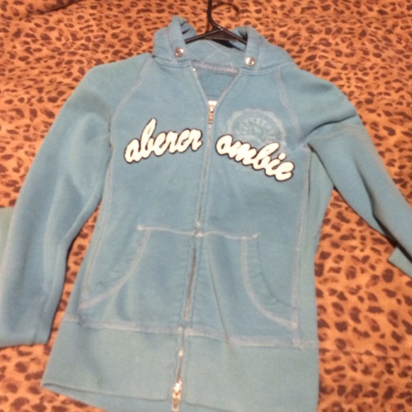 Abercrombie zip up hoodie--large